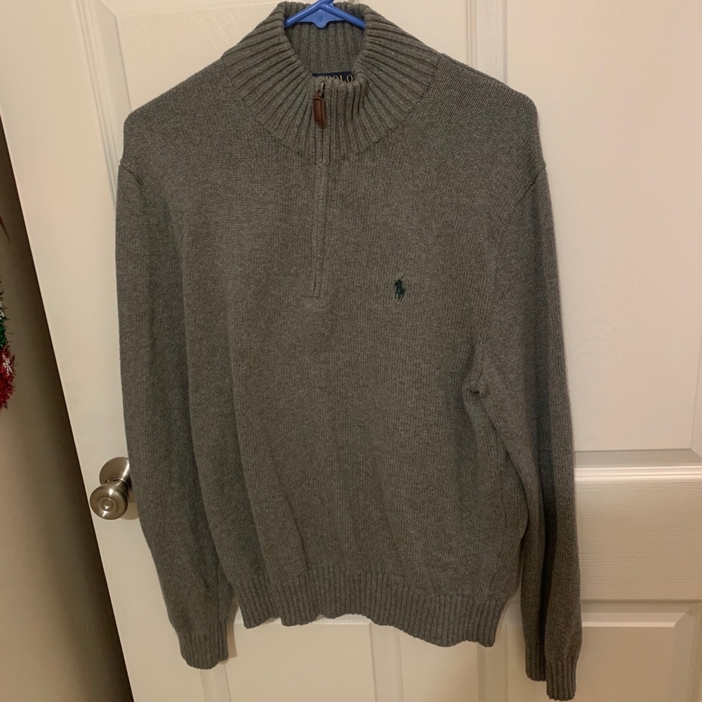 Ralph Lauren polo part zip sweater for men